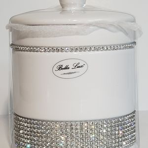 Bella Lux Bathroom Canister Ceramic Brand New